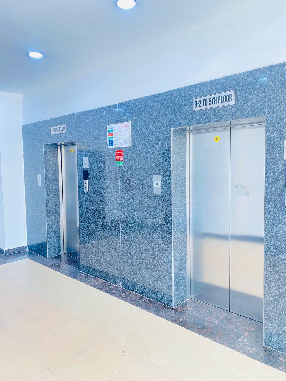 Office lift and building access